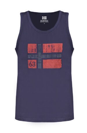 NORWAY 1963 CANOTTA UOMO BLU