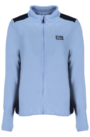 NORWAY 1963 FELPA CON ZIP DONNA AZZURRO