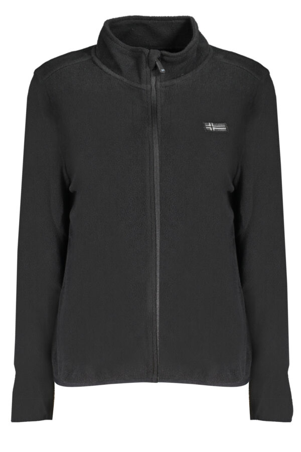 NORWAY 1963 FELPA CON ZIP DONNA NERO