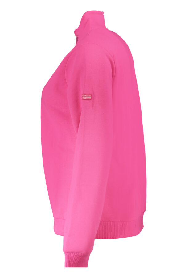 NORWAY 1963 FELPA CON ZIP DONNA ROSA - immagine 3