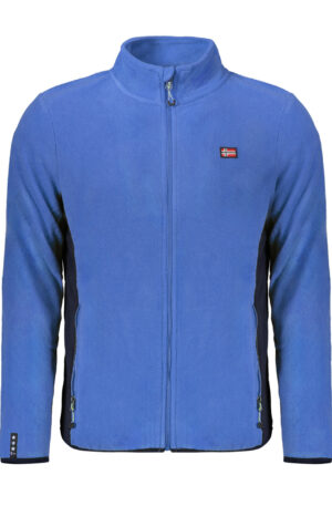 NORWAY 1963 FELPA CON ZIP UOMO BLU