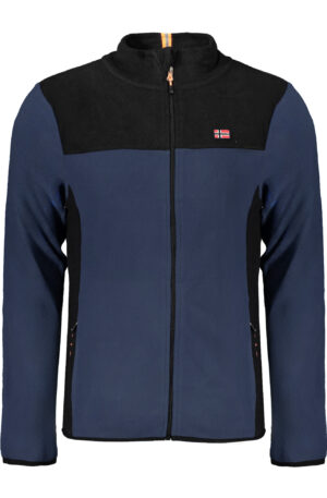 NORWAY 1963 FELPA CON ZIP UOMO BLU