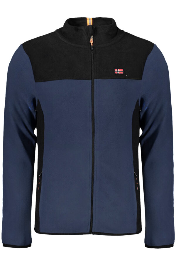 NORWAY 1963 FELPA CON ZIP UOMO BLU