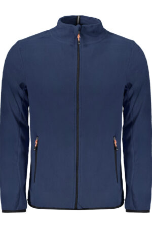 NORWAY 1963 FELPA CON ZIP UOMO BLU