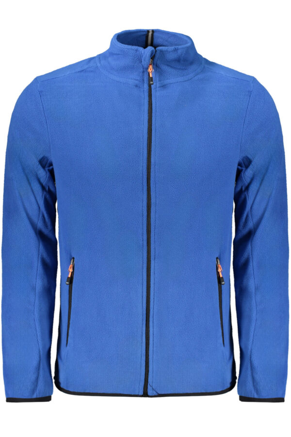 NORWAY 1963 FELPA CON ZIP UOMO BLU