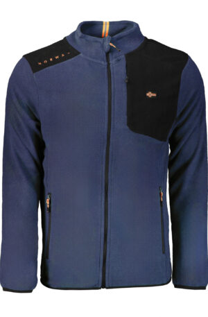 NORWAY 1963 FELPA CON ZIP UOMO BLU