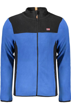 NORWAY 1963 FELPA CON ZIP UOMO BLU