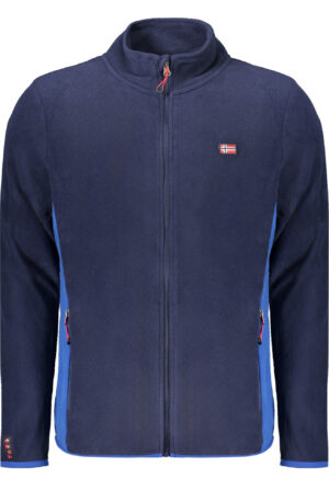 NORWAY 1963 FELPA CON ZIP UOMO BLU