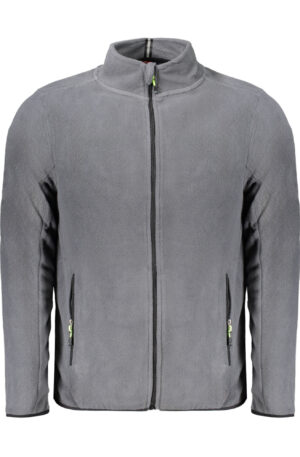 NORWAY 1963 FELPA CON ZIP UOMO GRIGIO