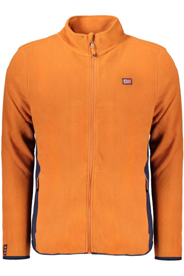 NORWAY 1963 FELPA CON ZIP UOMO MARRONE