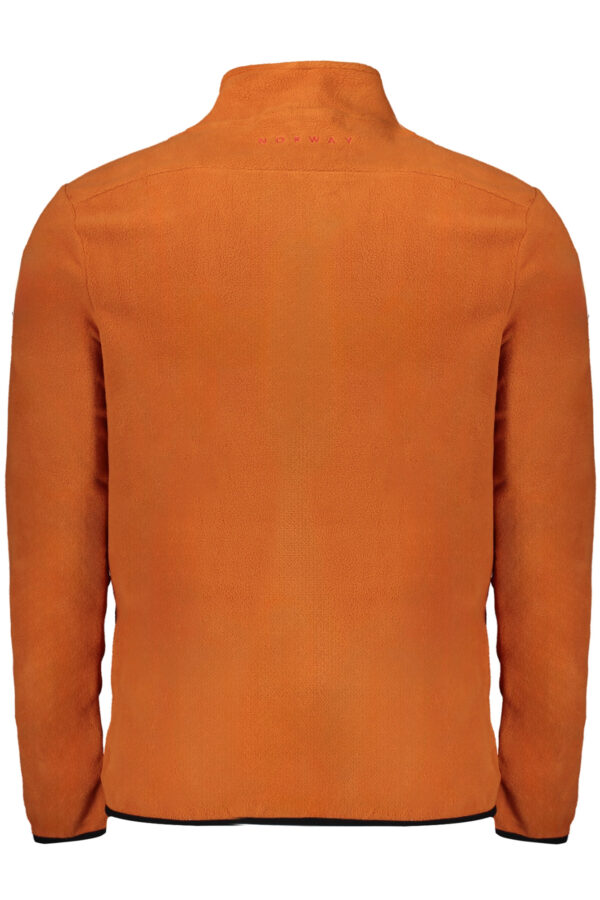 NORWAY 1963 FELPA CON ZIP UOMO MARRONE - immagine 2