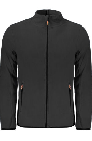 NORWAY 1963 FELPA CON ZIP UOMO NERO