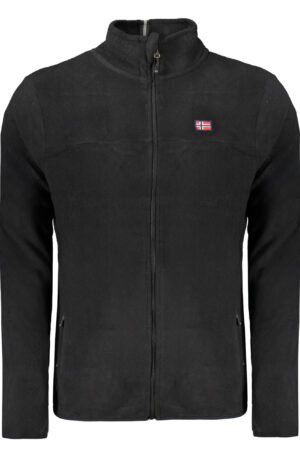NORWAY 1963 FELPA CON ZIP UOMO NERO
