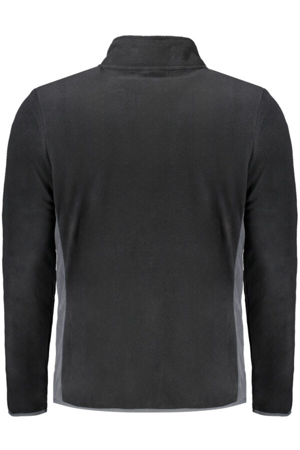 NORWAY 1963 FELPA CON ZIP UOMO NERO - immagine 2