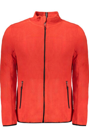 NORWAY 1963 FELPA CON ZIP UOMO ROSSO