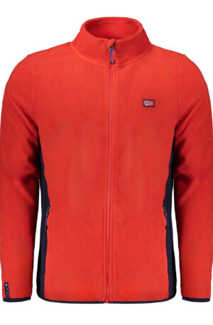 NORWAY 1963 FELPA CON ZIP UOMO ROSSO