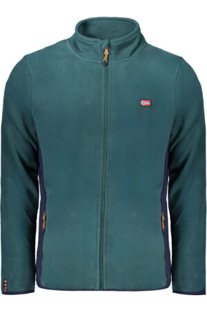 NORWAY 1963 FELPA CON ZIP UOMO VERDE