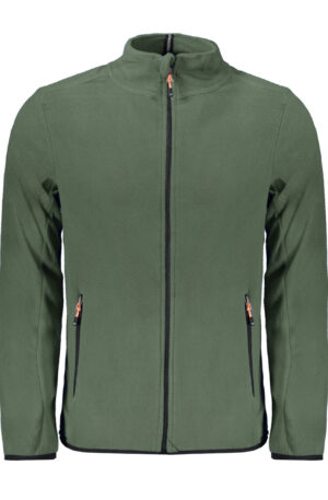 NORWAY 1963 FELPA CON ZIP UOMO VERDE