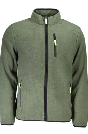 NORWAY 1963 FELPA CON ZIP UOMO VERDE