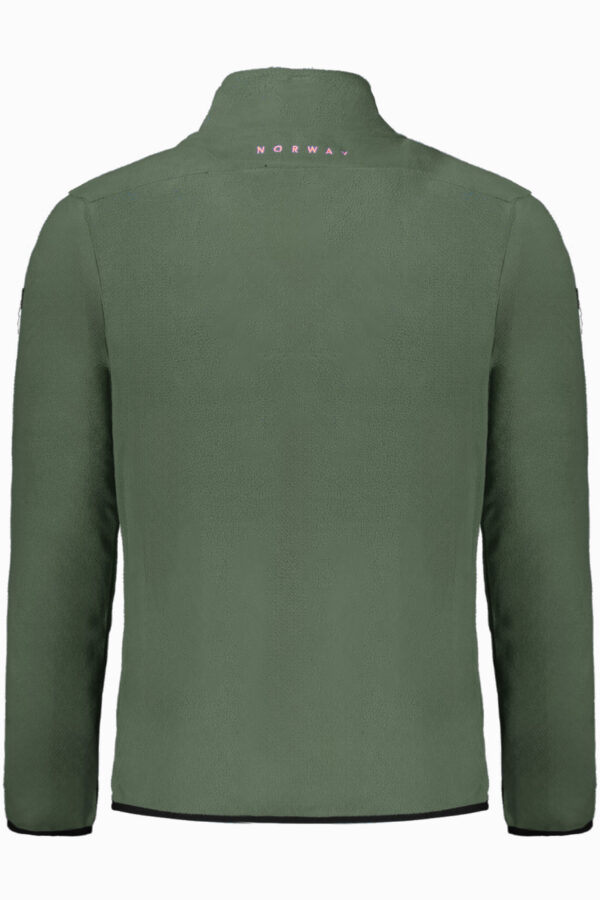 NORWAY 1963 FELPA CON ZIP UOMO VERDE - immagine 2