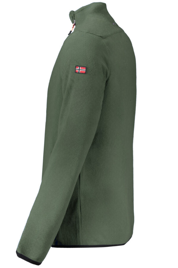 NORWAY 1963 FELPA CON ZIP UOMO VERDE - immagine 3
