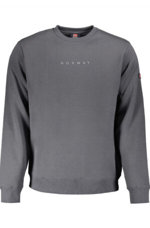 NORWAY 1963 FELPA SENZA ZIP UOMO GRIGIO
