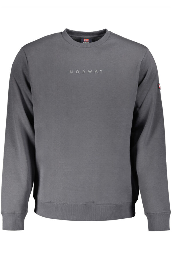 NORWAY 1963 FELPA SENZA ZIP UOMO GRIGIO