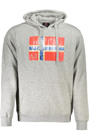 NORWAY 1963 FELPA SENZA ZIP UOMO GRIGIO