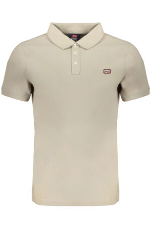 NORWAY 1963 POLO MANICHE CORTE UOMO BEIGE