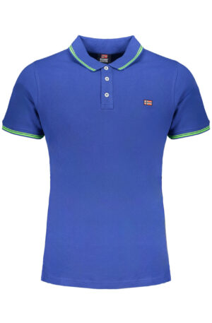 NORWAY 1963 POLO MANICHE CORTE UOMO BLU