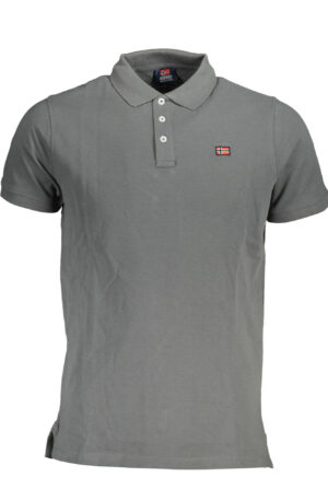 NORWAY 1963 POLO MANICHE CORTE UOMO GRIGIO