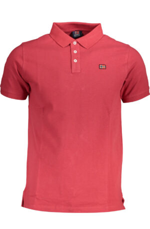 NORWAY 1963 POLO MANICHE CORTE UOMO ROSSO
