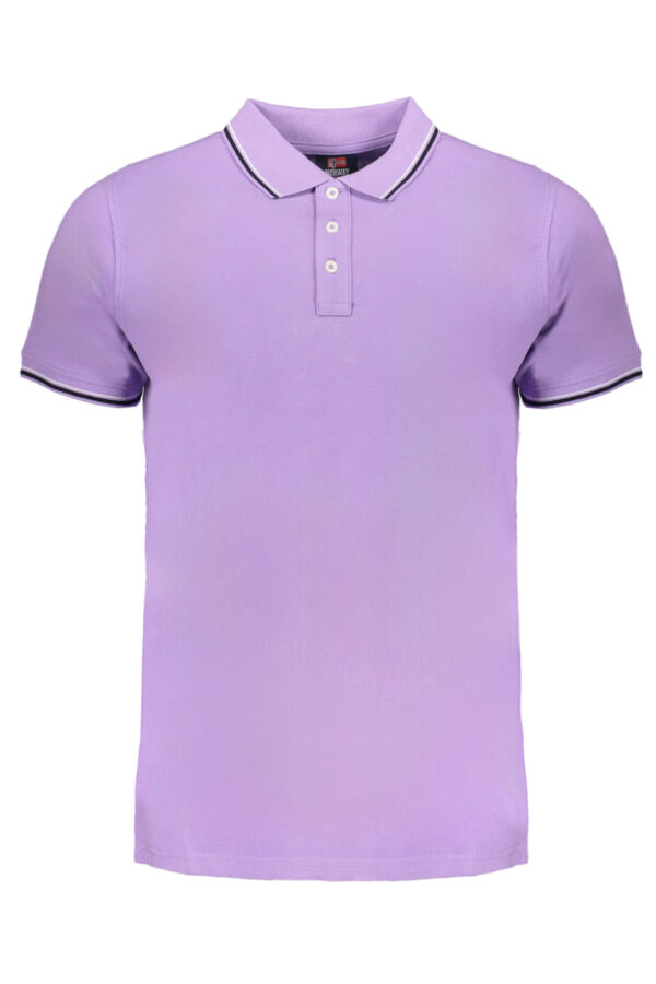 NORWAY 1963 POLO MANICHE CORTE UOMO VIOLA