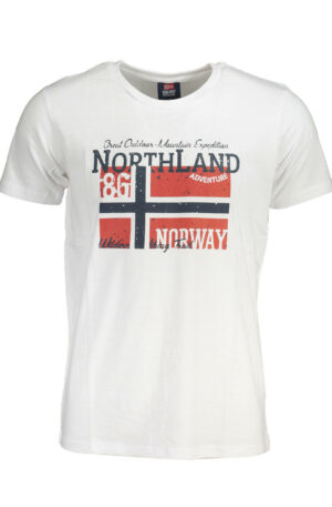 NORWAY 1963 T-SHIRT MANICHE CORTE UOMO BIANCO