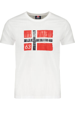 NORWAY 1963 T-SHIRT MANICHE CORTE UOMO BIANCO