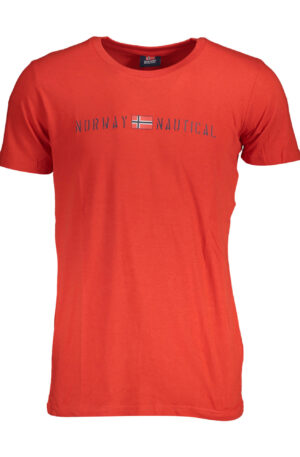 NORWAY 1963 T-SHIRT MANICHE CORTE UOMO ROSSO