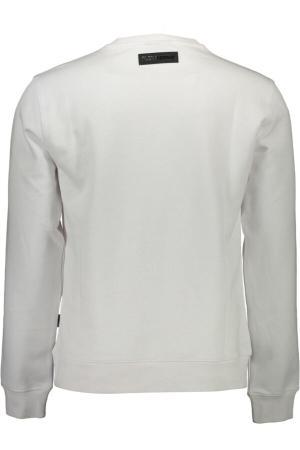 PLEIN SPORT FELPA SENZA ZIP UOMO BIANCO - immagine 2