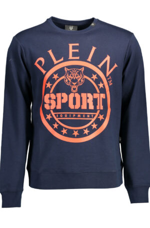 PLEIN SPORT FELPA SENZA ZIP UOMO BLU