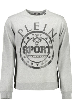 PLEIN SPORT FELPA SENZA ZIP UOMO GRIGIO