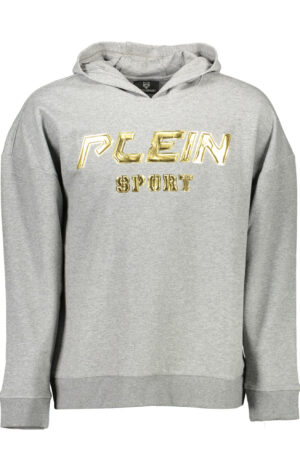 PLEIN SPORT FELPA SENZA ZIP UOMO GRIGIO