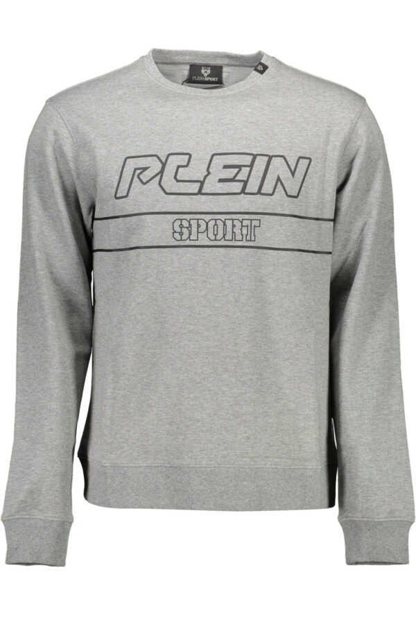 PLEIN SPORT FELPA SENZA ZIP UOMO GRIGIO