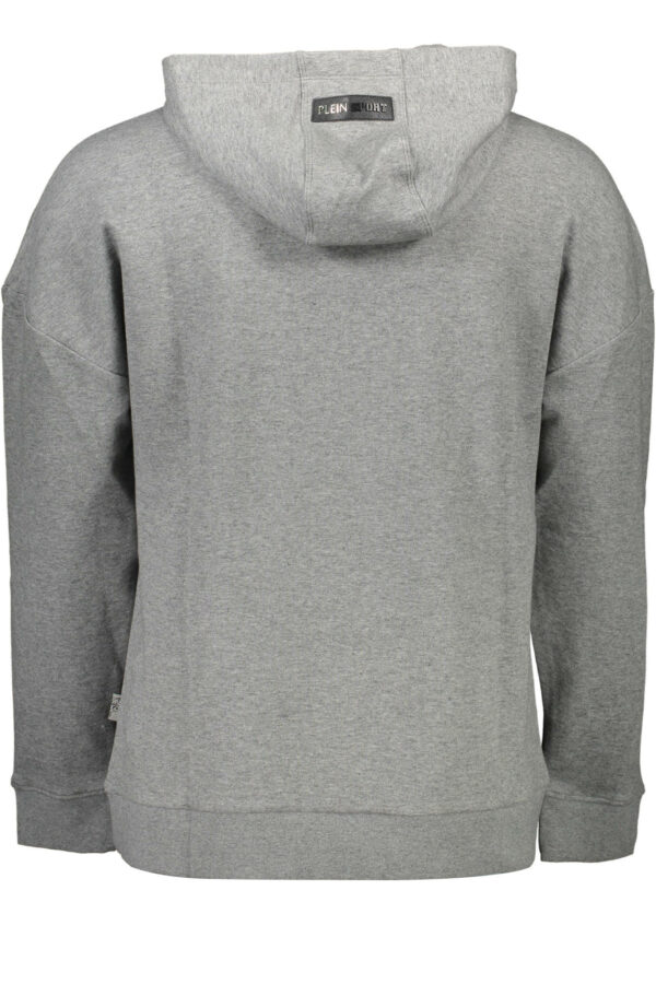 PLEIN SPORT FELPA SENZA ZIP UOMO GRIGIO - immagine 2