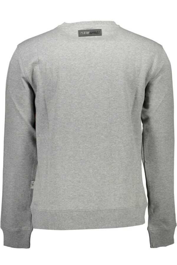PLEIN SPORT FELPA SENZA ZIP UOMO GRIGIO - immagine 2