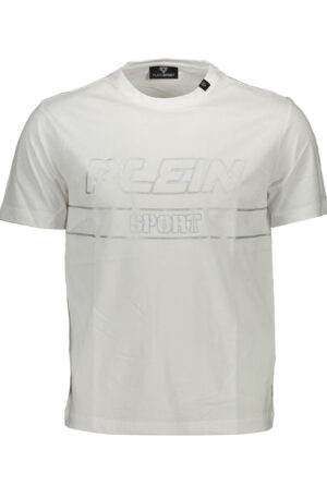 PLEIN SPORT T-SHIRT MANICHE CORTE UOMO BIANCO