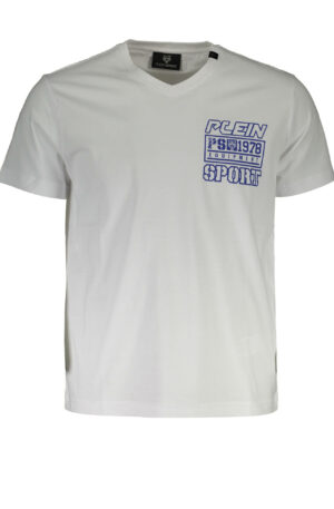 PLEIN SPORT T-SHIRT MANICHE CORTE UOMO BIANCO