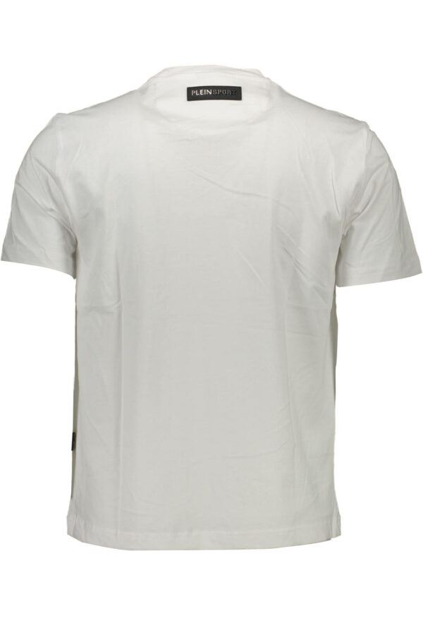 PLEIN SPORT T-SHIRT MANICHE CORTE UOMO BIANCO - immagine 2
