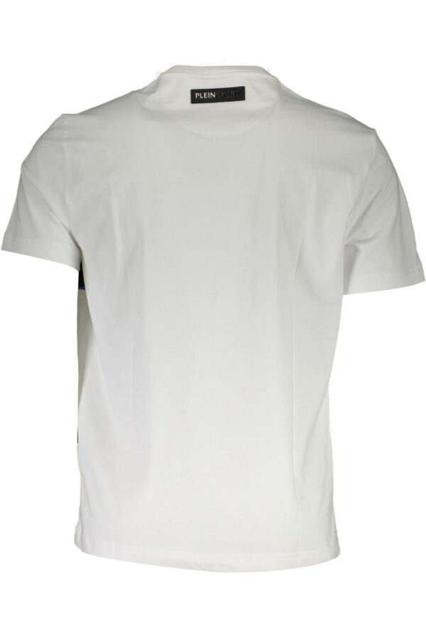 PLEIN SPORT T-SHIRT MANICHE CORTE UOMO BIANCO - immagine 2