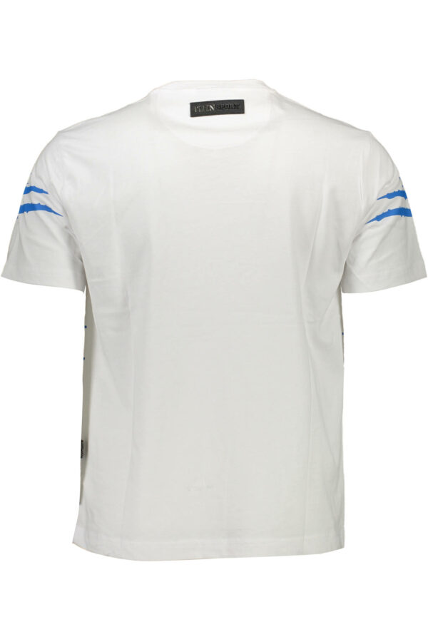 PLEIN SPORT T-SHIRT MANICHE CORTE UOMO BIANCO - immagine 2