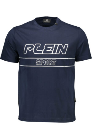 PLEIN SPORT T-SHIRT MANICHE CORTE UOMO BLU