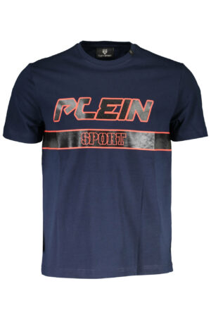 PLEIN SPORT T-SHIRT MANICHE CORTE UOMO BLU